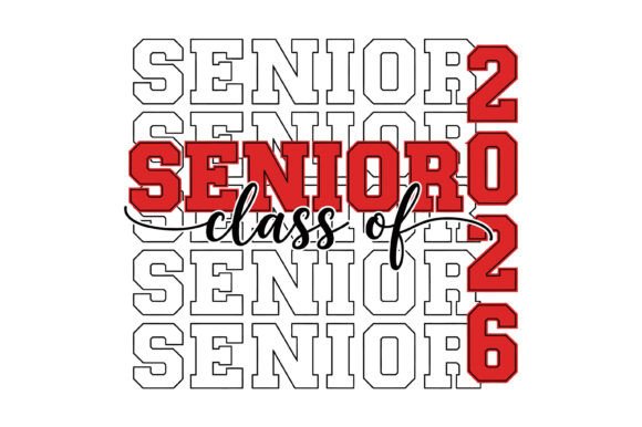 Bold Repeating Senior 2026 Design: A Dynamic Typography Asset