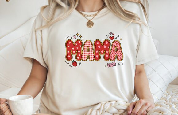 Charming Mama Valentine Sublimation Design for Your Projects