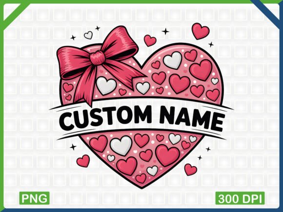 Custom Name Heart Design: A Personal Touch for Your Projects