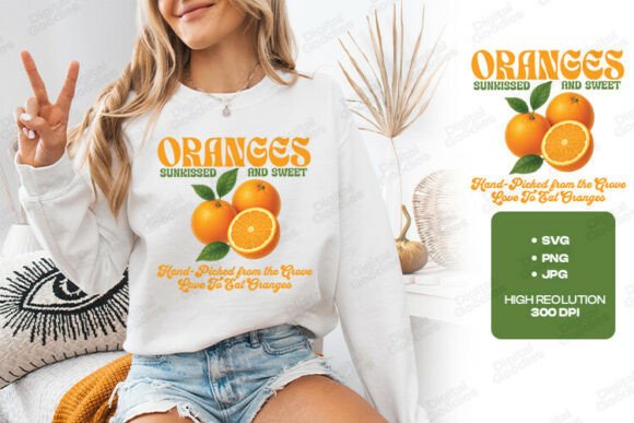 Oranges Sunkissed Watercolor Design: A Splash of Citrus for Your Projects
