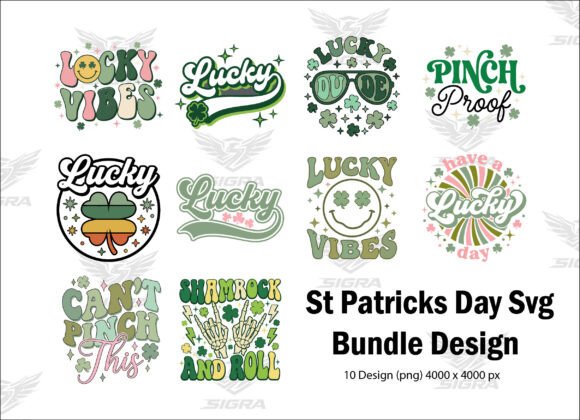 Retro Charm: Your St. Patrick's Day SVG & PNG Collection