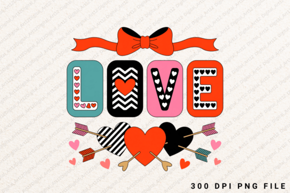 Sweet Love Valentine's Day PNG Design: Your Next Favorite Asset